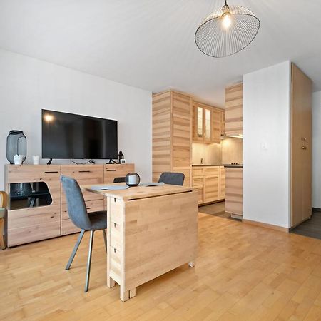 Charmant Studio Renove Situe Dans Les Bains D'Ovronnaz, Immeuble Les Sources Bagian luar foto