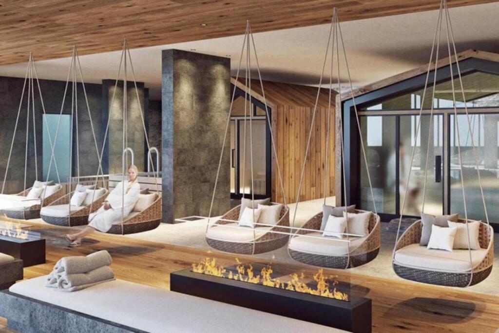 Charmant Studio Renove Situe Dans Les Bains D'Ovronnaz, Immeuble Les Sources Bagian luar foto