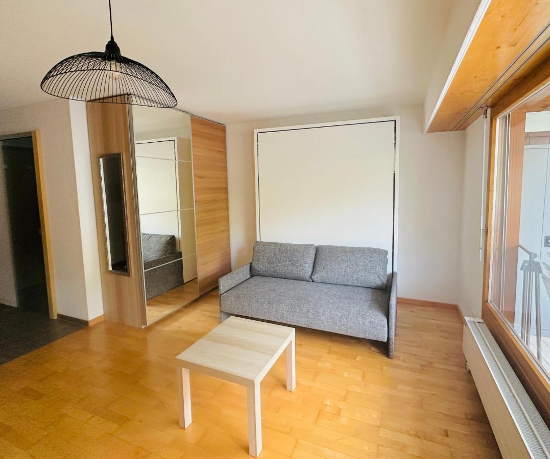 Charmant Studio Renove Situe Dans Les Bains D'Ovronnaz, Immeuble Les Sources Bagian luar foto